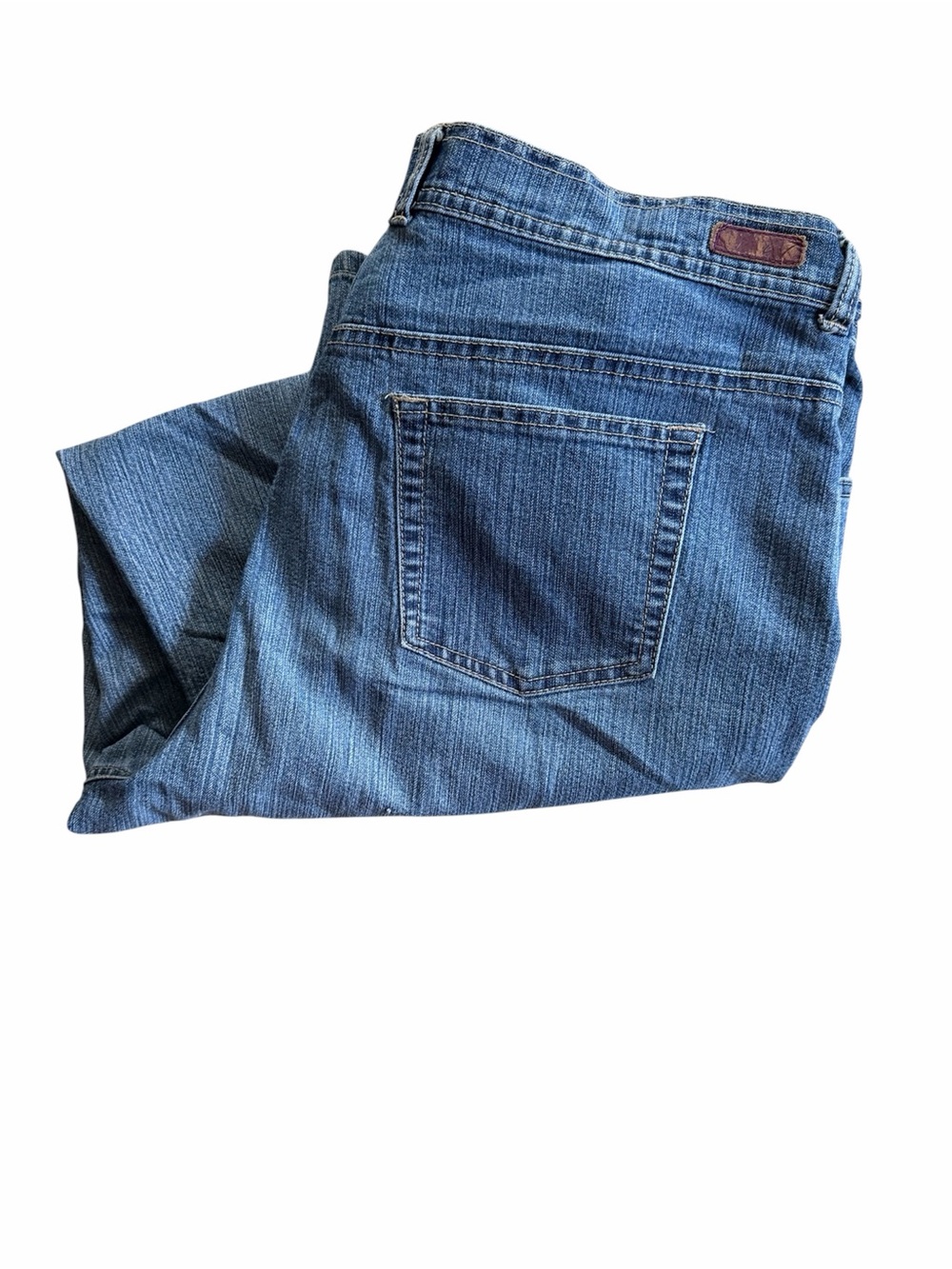 Classic Womens Blue Denim Jeans - Casual Straight Fit